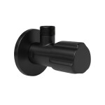 REA - Rohový ventil 02 1/2" x 3/8" Black REA-12008
