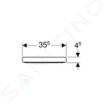 GEBERIT - iCon WC sedátko, bílá 574120000