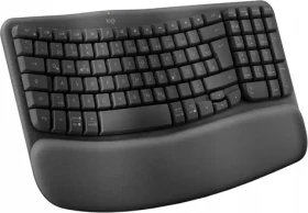 Logitech Wave Keys grafitová DE / Ergonomická klávesnice / Bluetooth / Logi Bolt (920-012283)