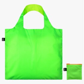 Skládací nákupní taška LOQI NEON Green