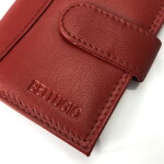 Kožená peněženka na karty Bellugio cards,červená