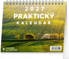 NOTIQUE Stolní kalendář Praktický kalendář s citáty 2027, 16,5 x 13 cm