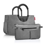 Nákupní taška Reisenthel Loopshopper M Frame Twist silver