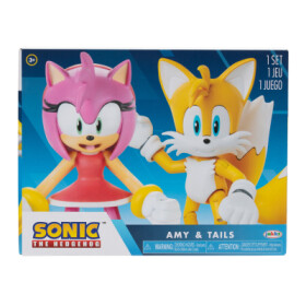Figurky Sonic 2 ks Amy + Tails 10 cm - Talent show