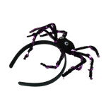 Čelenka Halloween s černým pavoukem