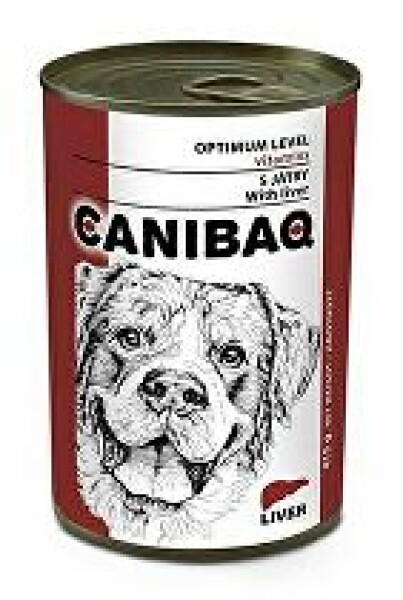 Canibaq dog konz. játrová 415g