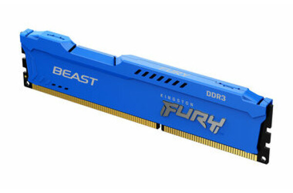 Kingston FURY Beast Blue 4GB (1x 4GB) DDR3 1600MHz / CL10 / DIMM / 1.5V / Non-ECC / Un-Registered (KF316C10B/4)