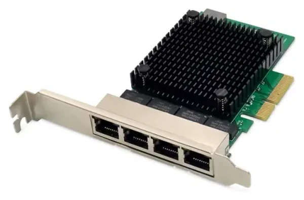 Digitus DN-10136 / Síťový adaptér / PCIe x4 / 4x RJ-45 / 2,5 Gbit/s / RTL8125B (DN-10136)