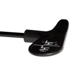 Kancelářská židle, potah černá látka a černá síťovina MESH, houpací mech.