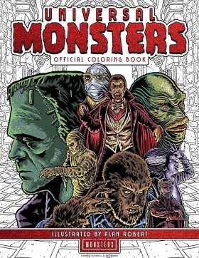 Universal Monsters, antistresové omalovánky, Alan Robert