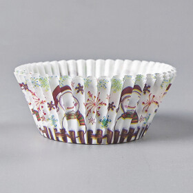 Cake star Papírové košíčky vánoční motiv 2 (100ks)