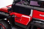 Mamido Elektrické autíčko Trust Adventure dvoumístné 12V | 2x25W červené