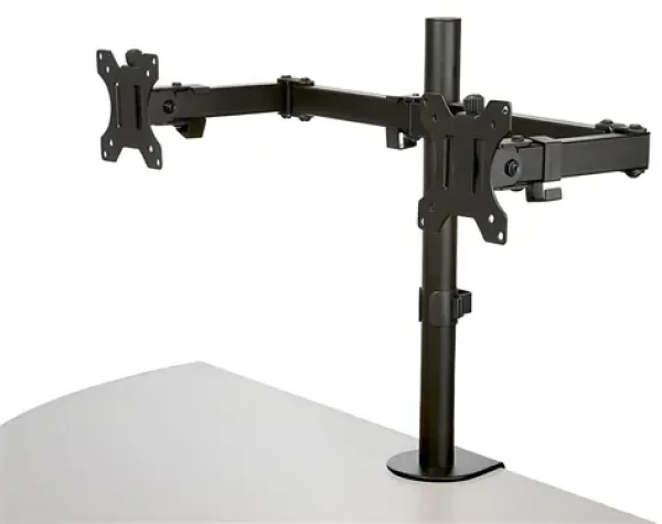 StarTech Stolní držák pro 2 monitory / Plně pohyblivé rameno / do 32" / nosnost 16 kg / ocel (ARMDUAL2)