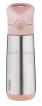 B.box 0875 Termoska na pití s brčkem 500 ml - blush crush