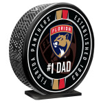 Mustang Puk Florida Panthers NHL 8" MEGA Puck #1 Dad Ribbon