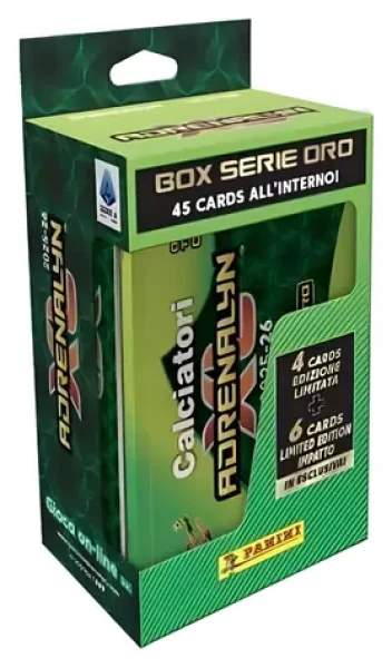 PANINI Karty Adrenalyn XL Serie A 2025/2026 Premium Packet / Balíček fotbalových karet (01-9131)
