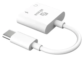 Akasa adaptér USB-C na 3,5mm jack / Redukce / Power Delivery (AK-CBCA30-08WH)