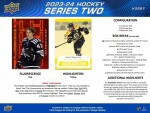 Hokejové Karty NHL 2023-24 Upper Deck Series 2 Tin Box