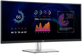 34" DELL P3424WE stříbrná / LED / 3440x1440 / IPS / 16:9 / 5ms / 1000:1 / 300cd-m2 / DP+HDMI+USBC / 3YNBD (210-BGTY)