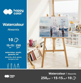 Blok akvarel 15x15 cm