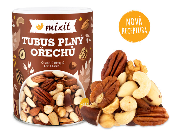 Mixit Tubus plný ořechů 350g