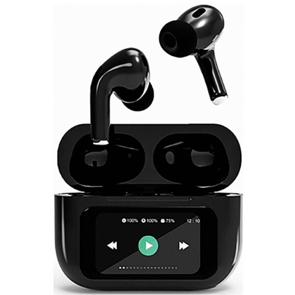 Gembird TWS-LCD-ANC-01-BK špuntová sluchátka Bluetooth® stereo černá Hi-Fi