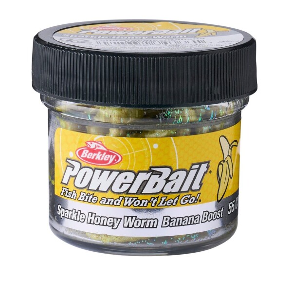 Berkley Nástraha PowerBait Honey Worm 2,5cm - Yellow,Berkley Nástraha PowerBait Honey Worm 2,5cm - Yellow