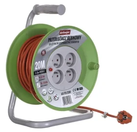 Activejet AJE-PB/20M oranžová / Prodlužovací kabel na bubnu / 20 m / 4x zásuvka / 230V / IP20 (AJE-PB/20M)