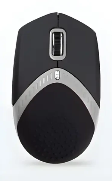 EXACTGAME AMEI AM-M101S černo-stříbrná / Ergonomická myš / Drátová USB / Optická / 800/1600 DPI / 4 tlačítka (AMEI AM-M101S)