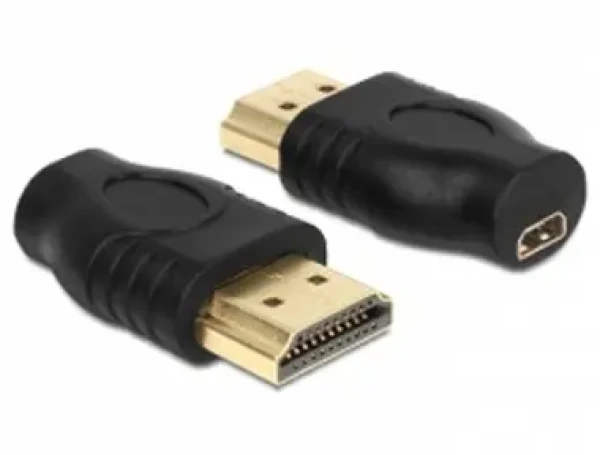 Delock adaptér HDMI micro D samice HDMI A samec (65507)