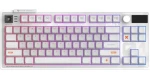 Dark Project ALU85 Sigma bílá / herní klávesnice / mechanická / G3Ms Diamond / RGB / USB+BT+2.4GHz / US Layout (DPKB_SIGMA_85_ANSI)