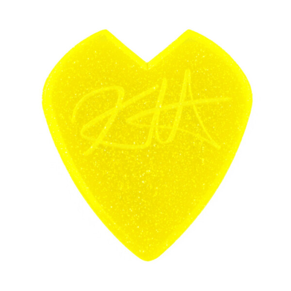 Dunlop Kirk Hammett Jazz III Yellow Glitter,