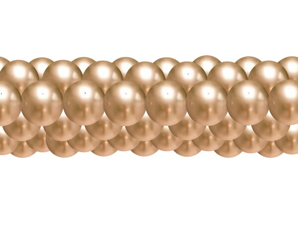 Balónková girlanda chrom zlatá 3 m Balonky.cz Balónková girlanda chrom zlatá 3 m Balonky.cz