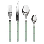 SABRE PARIS 4-dílná sada příborů Bistrot Brillant – Asparagus, zelená barva, kov, plast