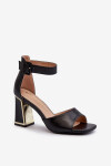 Sandály na podpatku model 197088 Step in style 37