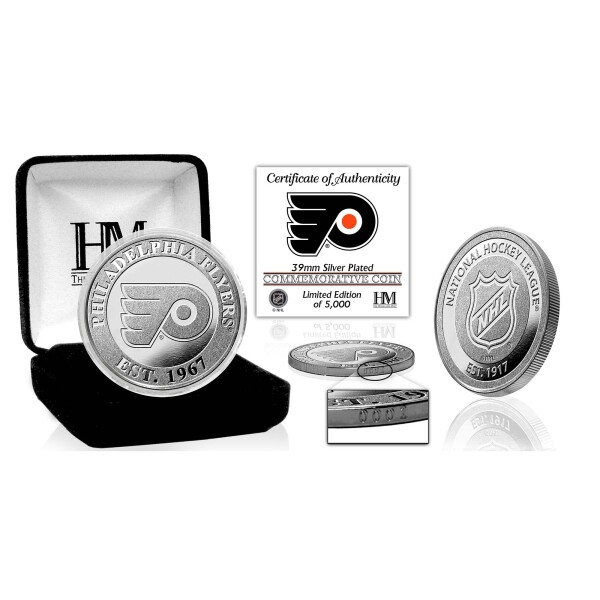 Mince Philadelphia Flyers NHL Team Silver