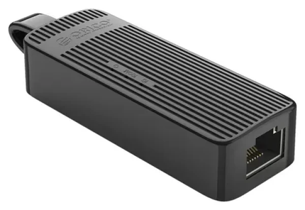 Orico UTK-U3 černá / Síťový adaptér / USB-A 3.0 na RJ-45 / Gigabit Ethernet 1 Gbps