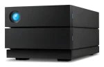 LaCie 2big RAID 8TB černá / Externí HDD 3.5" / 2x 4TB / USB-C 3.2 / RAID 0/1/JBOD / Čtečka karet SD/SDHC/SDXC/CF (STHJ8000800)