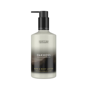 SCOTTISH FINE SOAPS Mléko na ruce a tělo Oakmoss 300 ml, šedá barva, plast