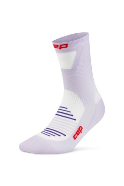 CEP dámské běžecké kompresní vysoké ponožky ULTRALIGHT PRO - lilac Velikost: II (Vel. chodidla 34-37)