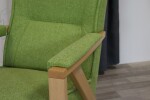Nábytek VACULÍK Relaxační křeslo DOMINIK - s čalouněnými područkami VAC-DOMINIK-K-CP