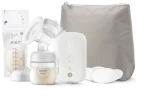Philips Avent SCF396/31 bílá / Odsávačka mateřského mléka / Elektrická / Dobíjecí / Displej