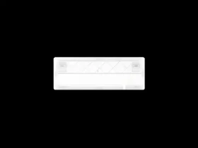 HyperX Origins 2 65 bílá / Kryt klávesnice / plast / 180 g (BF0U0AA)