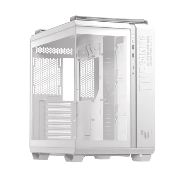 ASUS GT502 TUF GAMING HORIZON TG ARGB bílá / ATX / 2x USB 3.1 / USB-C 3.2 / bez zdroje / průhledná bočnice (90DC0093-B19010)