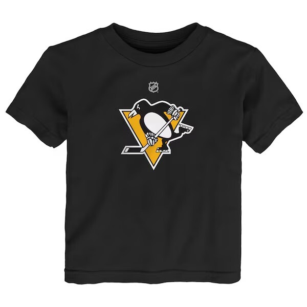 Outerstuff Dětské tričko Pittsburgh Penguins Primary Logo - Předškolní Velikost: 4 let