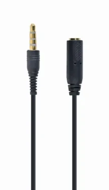 Gembird CCA-419 audio 3.5 mm jack adaptér / 4 pin / 3.5 mm (L-R-MIC-GND) - 3.5 mm (L-R-GND-MIC) / 18 cm (CCA-419)