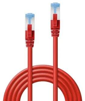 Lindy červená 3 m / Patch kabel / Cat6a S/FTP / RJ45-RJ45 / PIMF LSZH (47165)