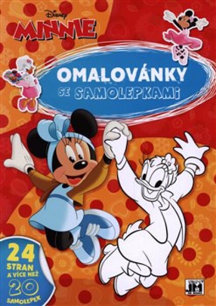 Omalovánky A4 se samolepkami Minnie