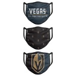 Roušky Vegas Golden Knights FOCO - set 3 kusy EU Velikost: dospělá velikost