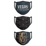 Roušky Vegas Golden Knights NHL FOCO - set 3 kusy EU Velikost: dospělá velikost